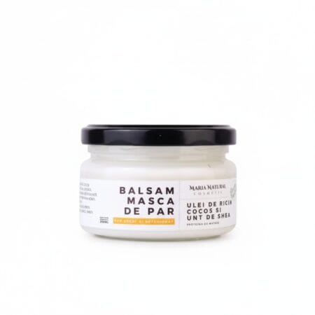 Balsam de păr natural cu ulei de ricin, cocos și shea