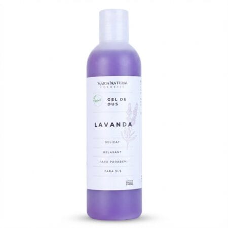 Gel de dus natural cu ulei de lavanda