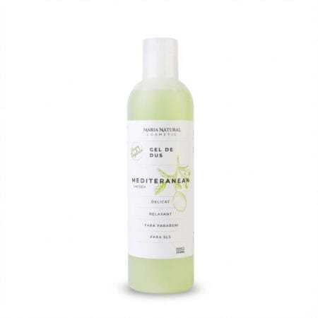 Gel de dus natural, unisex, delicat - mediteranean