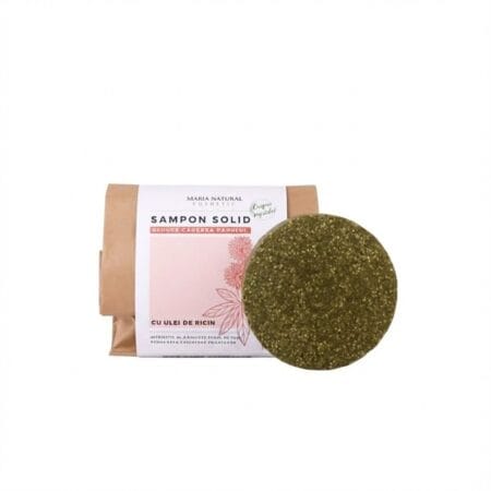 Sampon solid cu urzică și ricin - anticădere si regenerare naturală a părului