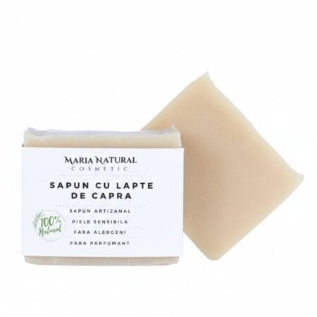 Sapun natural cu lapte de capra - piele sensibila